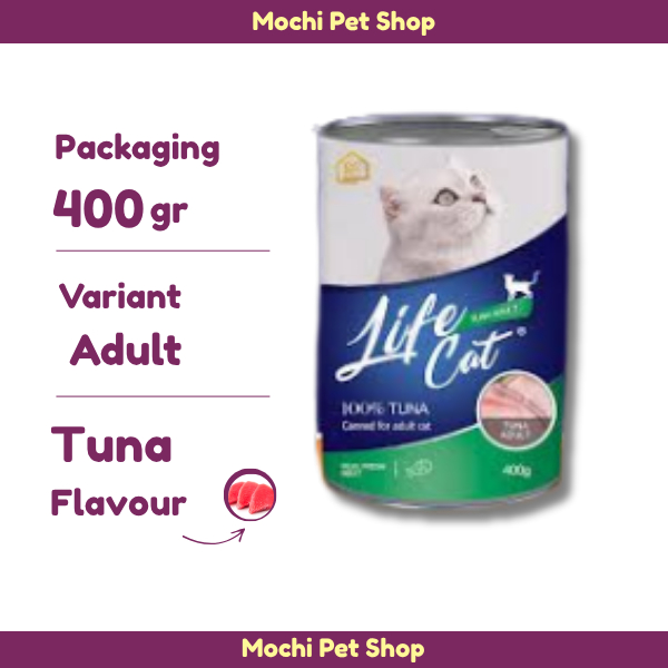 Life Cat Kaleng Tuna 400gr Life Cat Tuna 400 gr