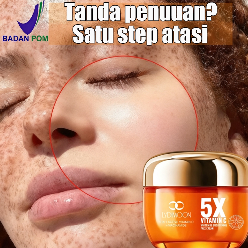 VC cream penghilang flek Refaquin untuk flek hitam di wajah 50g Kerim penghilang flek hitam Hilangka