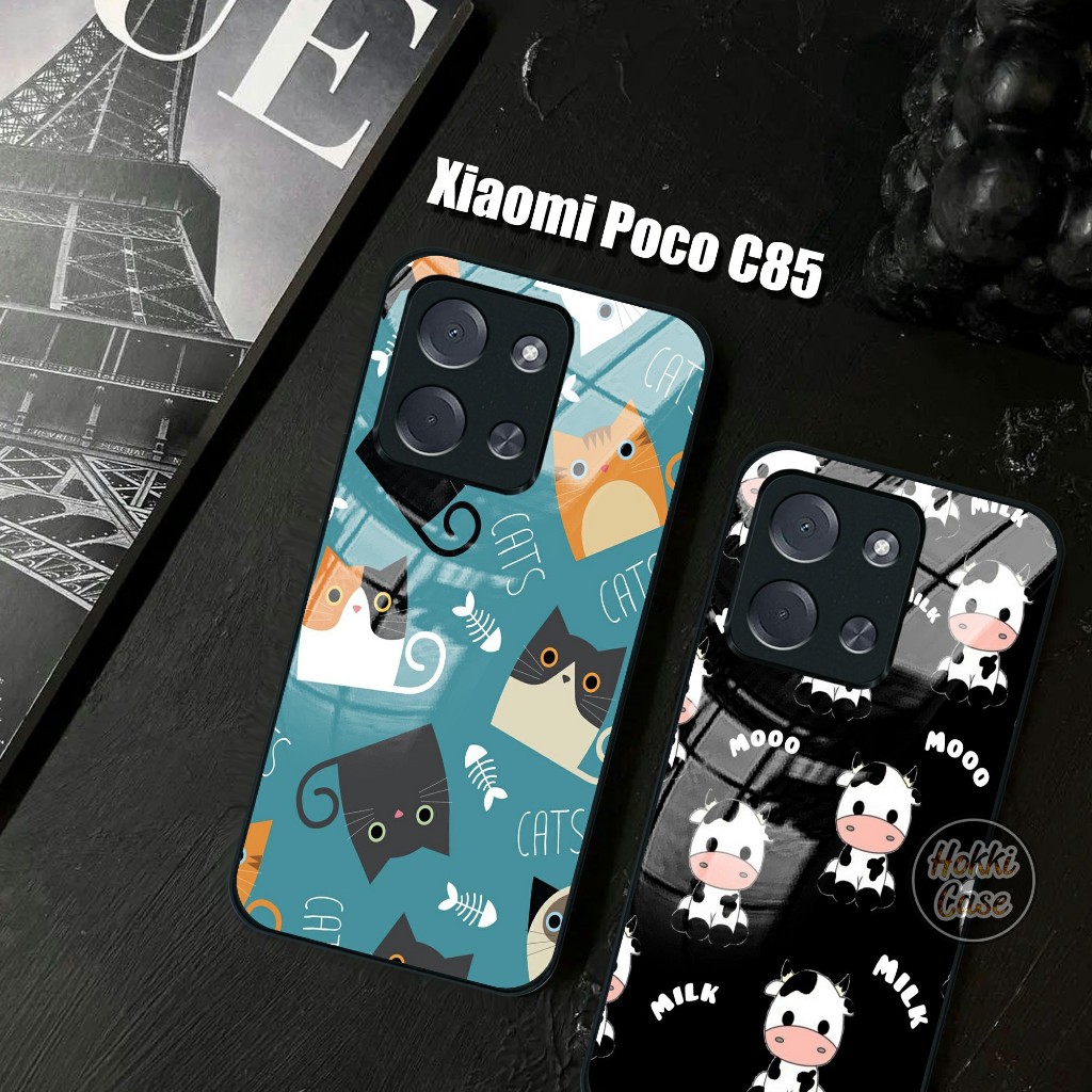 Case Poco C85 - Softcase Glass Kaca Poco C85 - Casing Hp Poco C85 - Silikon Poco C85 - Kesing Xiaomi