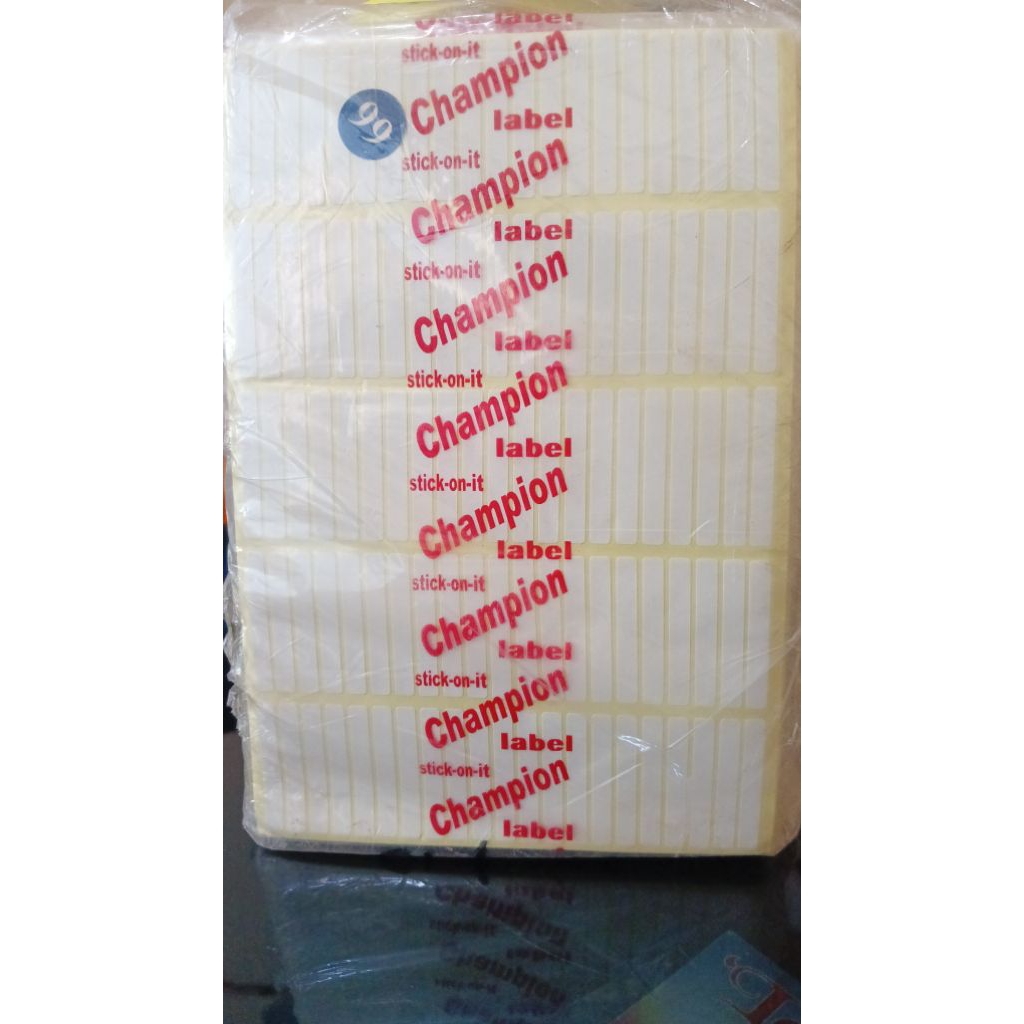 Stiker label/sticker label nama/undangan/ Champion 103/123/121/99/103 motif bunga