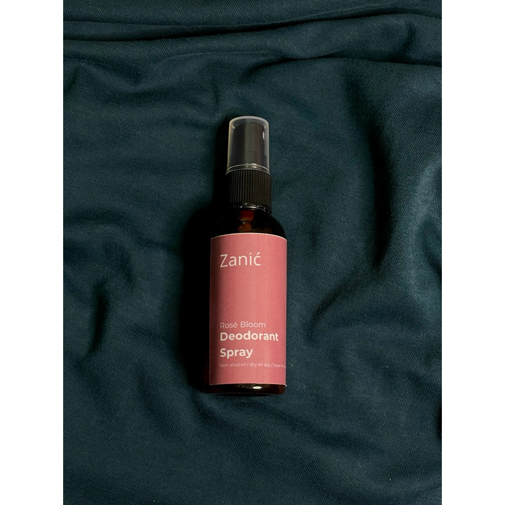 ZANIC - DEODORANT SPRAY TAWAS 100% NATURAL VARIAN ROSE BLOOM