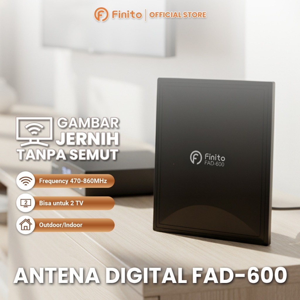 FINITO Antena Tv Digital Finito FAD-600 / FAD-600-Z Outdoor&Indoor/Antena Tv Bisa Luar dan Dalam