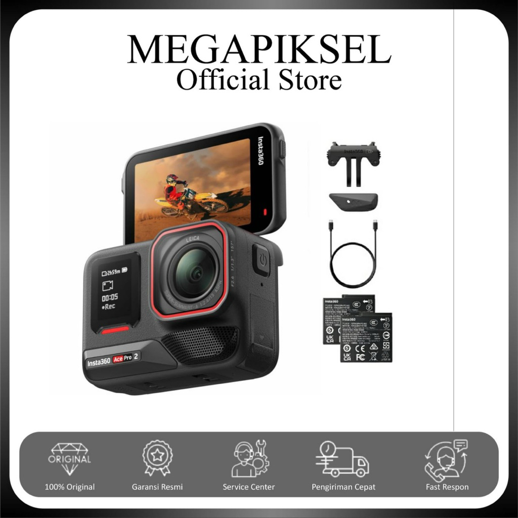 Insta360 Ace Pro 2 - Dual Battery Bundle Action Camera