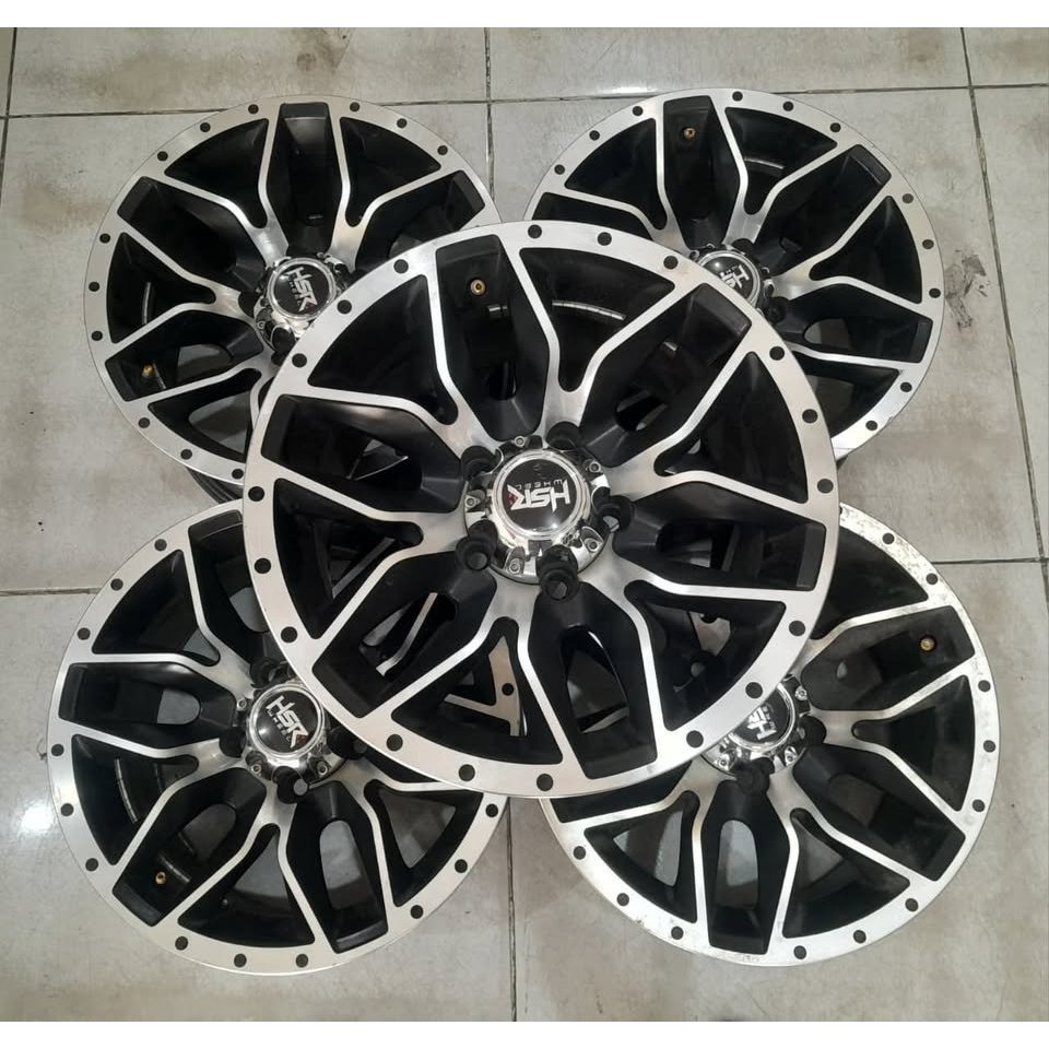 VELG MOBIL BEKAS OFFROAD RING 15 VELG HSR SETELUK R15 LEBAR 8 ET 15 PCD 5X114 BISA BUAR RUSH, TERIOS