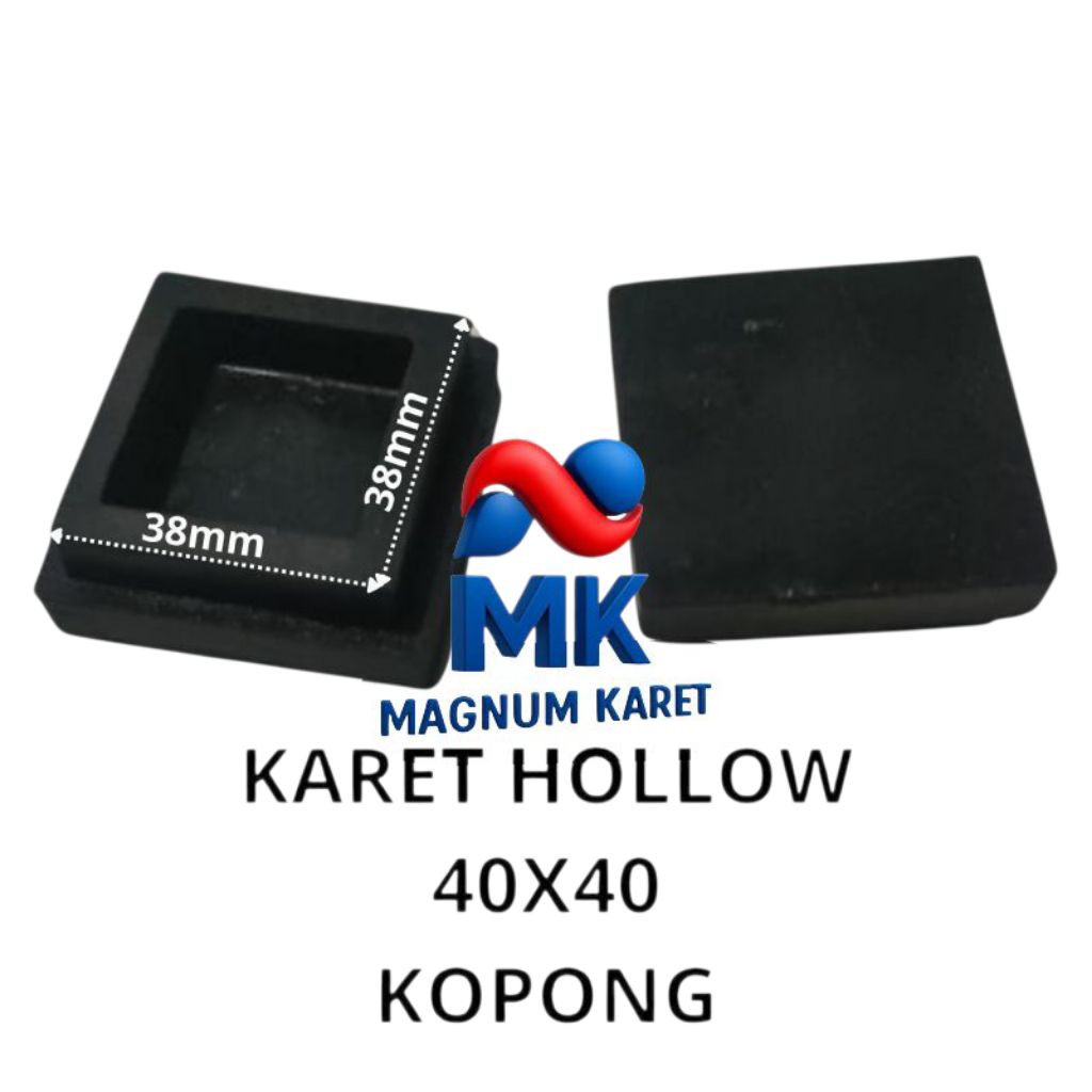 KARET KAKI KURSI MEJA HOLLOW 4X4 KOPONG/karet tapak kaki/karet alas kaki kursi meja/karet kaki hollo
