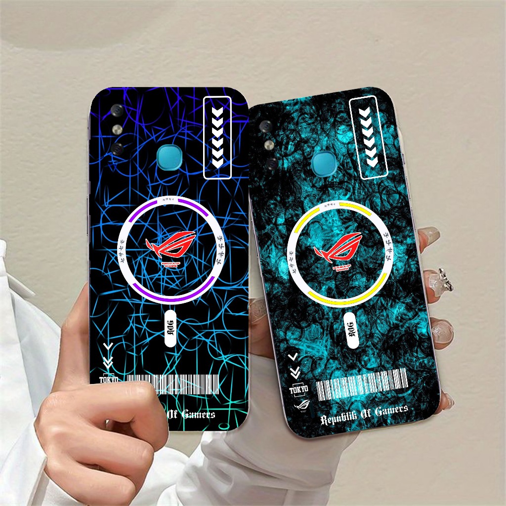 Softcase Untuk Infinix Smart 4 / 5 / 6 Ram 3 / 6 / 7  -Softcase Fashion Printing { R0G G4MEE } - Pel