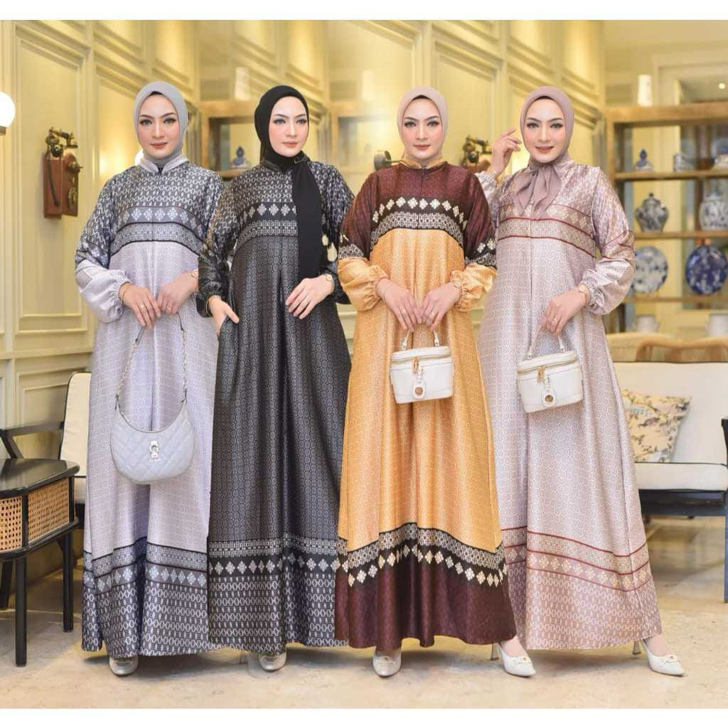 Gamis Silk Premium Terbaru // Gamis Silk Kondangan // Gamis Lebaran