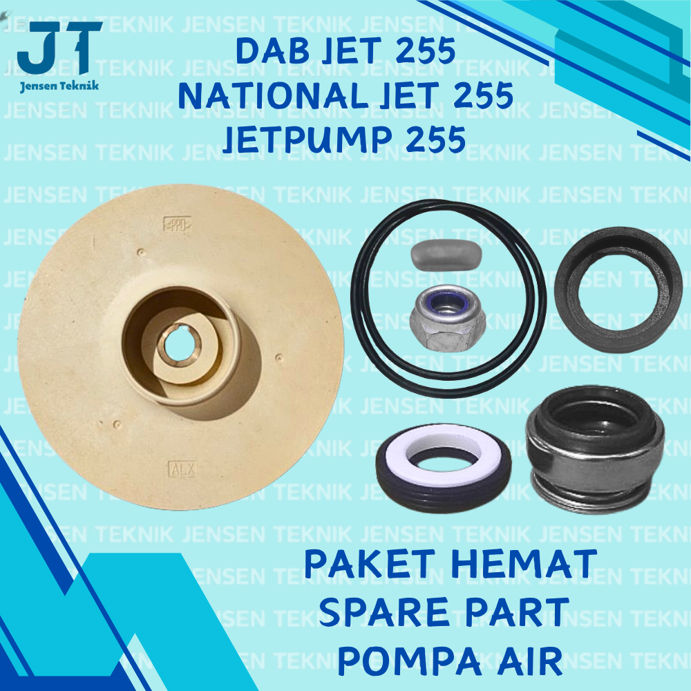 Spare Part Pompa Air Dab/National/Jetpump 255 - Paket Hemat