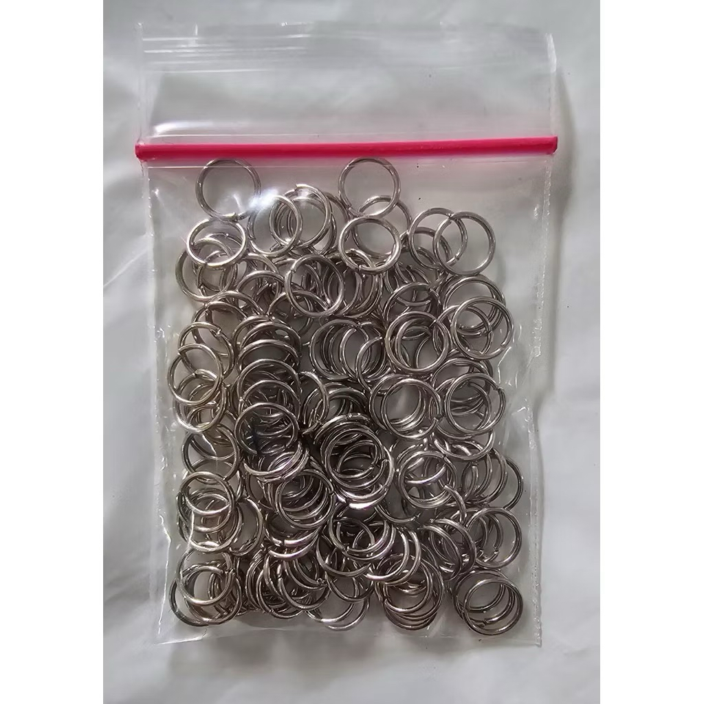 Ring Nikel TERMURAH / Ring Aksesoris Untuk Gelang Kalung Dll / Ring Untuk Pengait Gantungan Kunci 3m