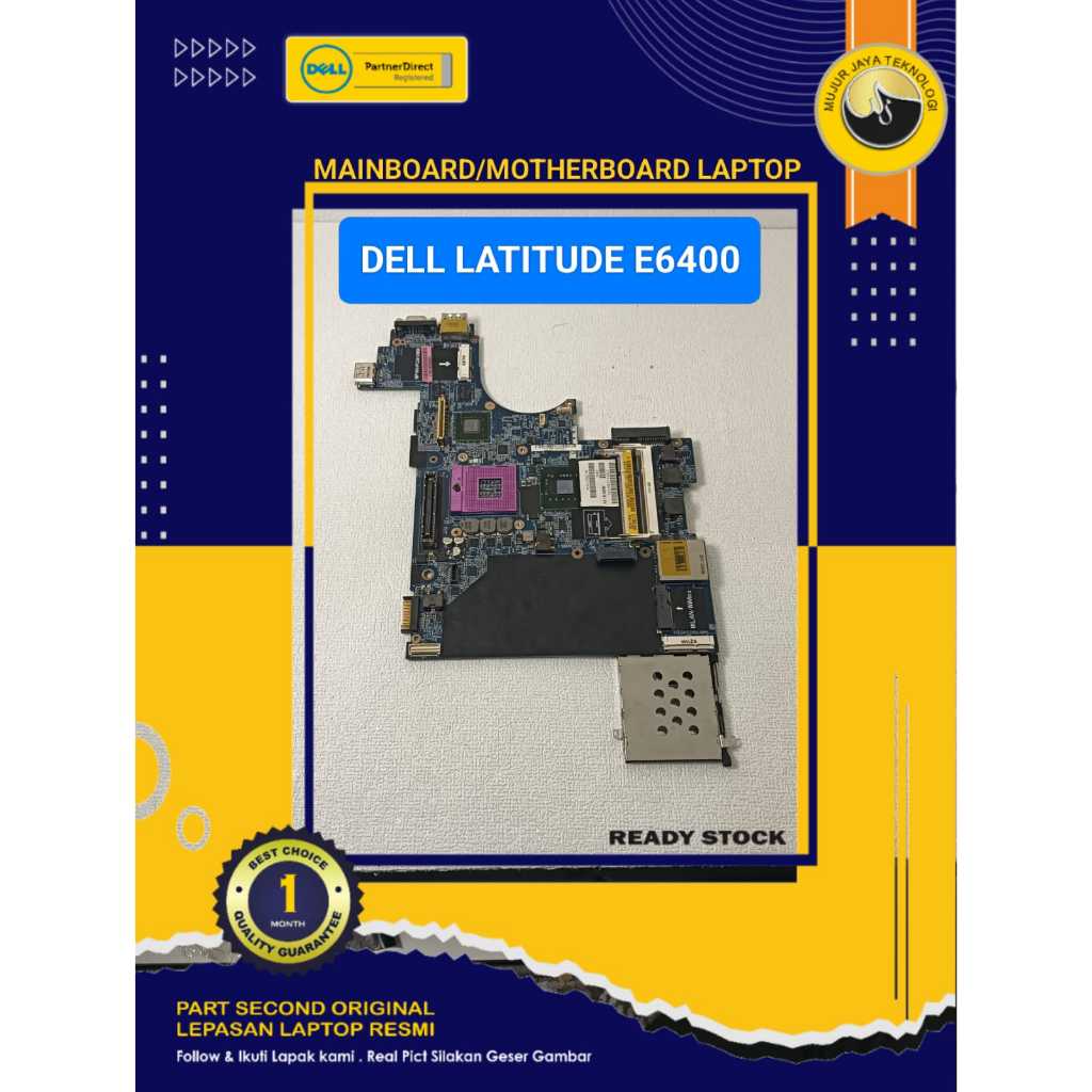 Mainboard Motherboard Dell Latitude E6400 NVIDIA DDR2 H568N JBL01 LA-3803P P8600 SLB3S Core 2 Duo