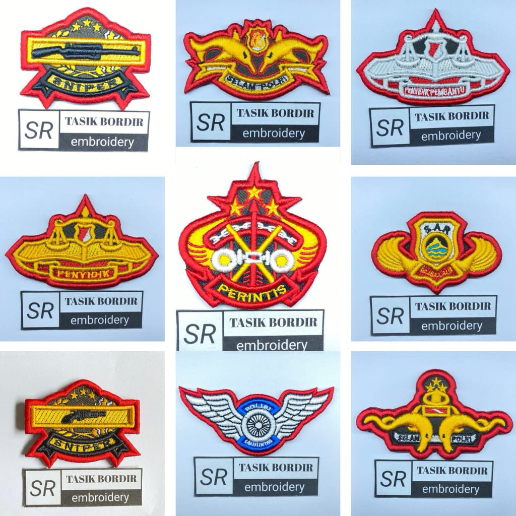 WING BRIVET POLRI BORDIR TIMBUL SATUAN