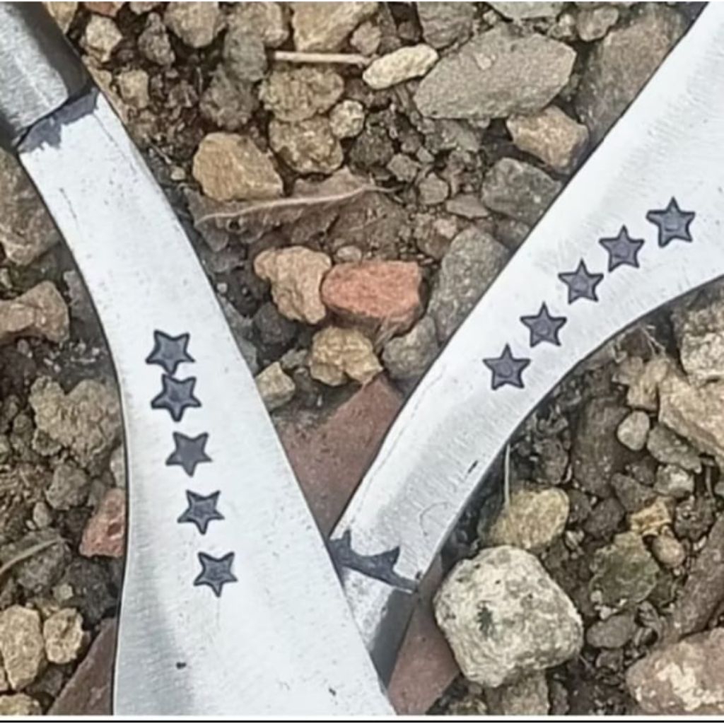 sabit rumput bintang lima bahan baja asli Madura pertanian