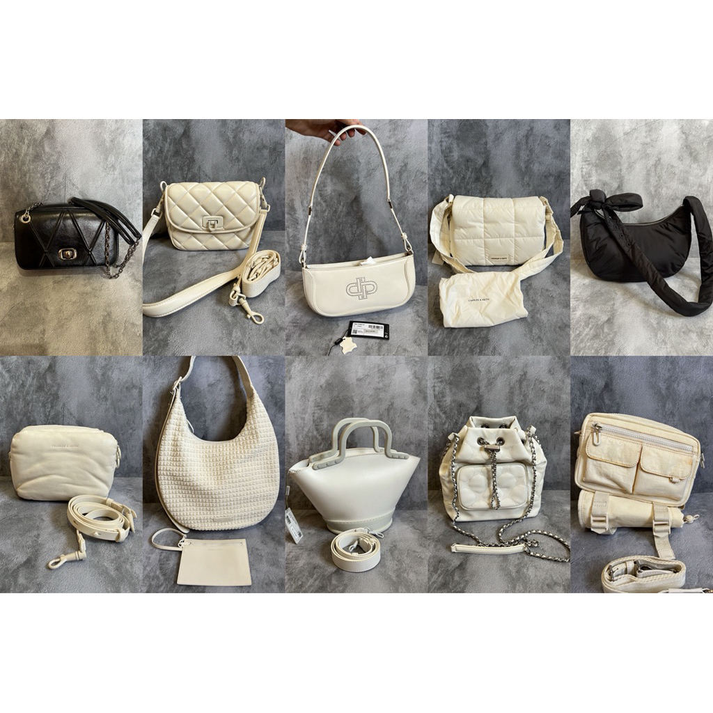 Pedro and Charles & Keith Bag for Women (100% Original/Authentic)