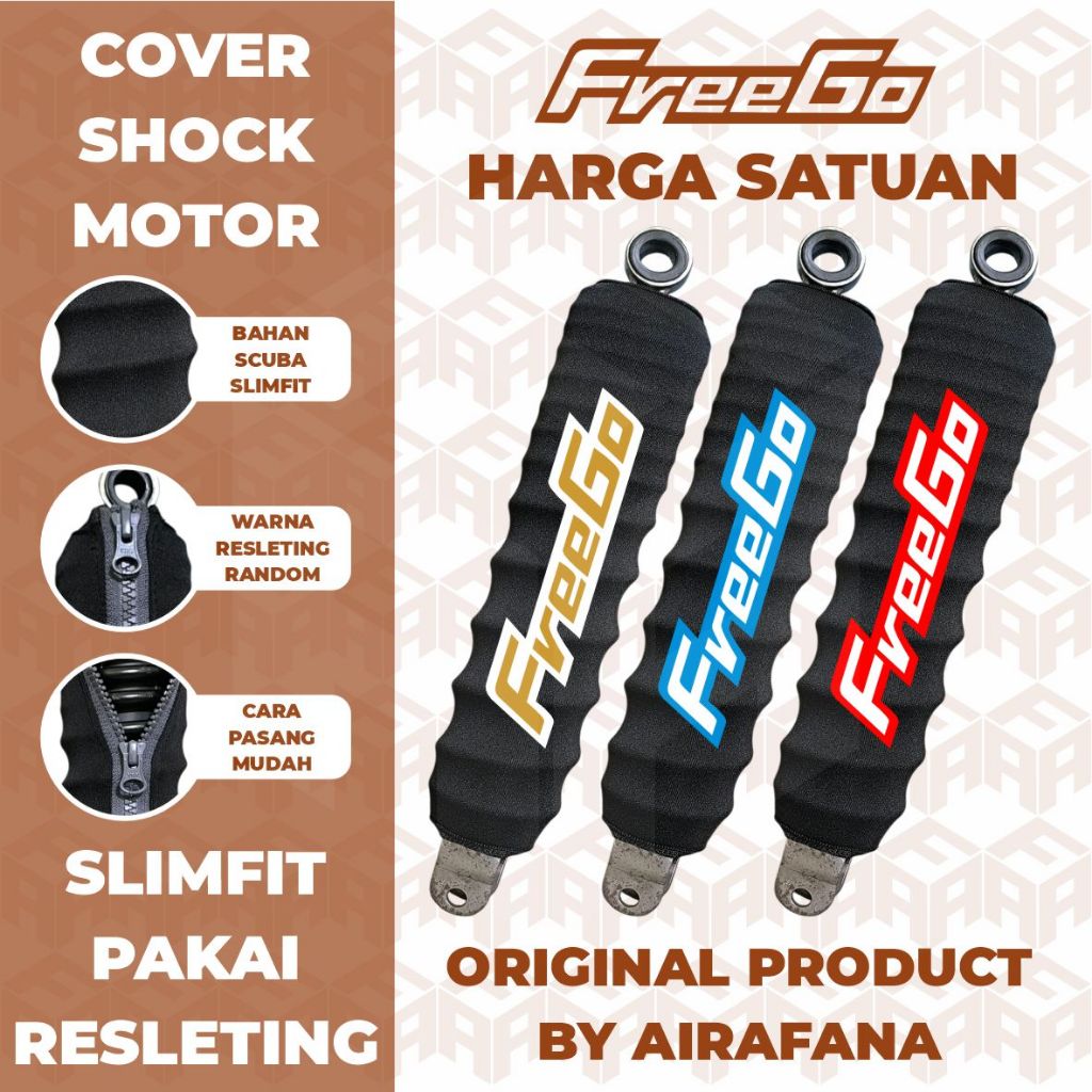 AIRAFANA - SARUNG SHOCKBREAKER FREEGO SLIMFIT PAKAI RESLETING COVER SHOCKBREAKER SLIMFIT FREEGO