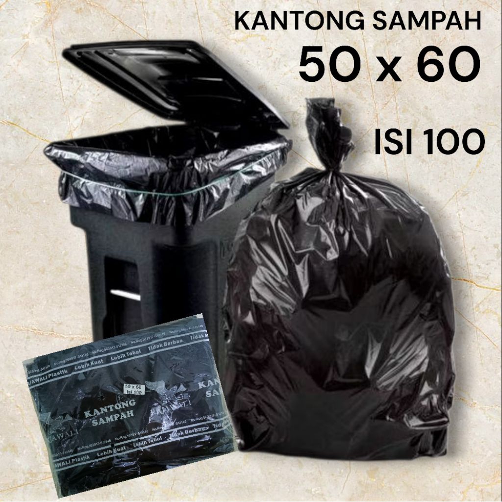 Plastik Sampah Rajawali 50x60 – Kuat, Tebal, dan Tahan Bocor | Plastik Sampah Rumah Tangga & Kantor