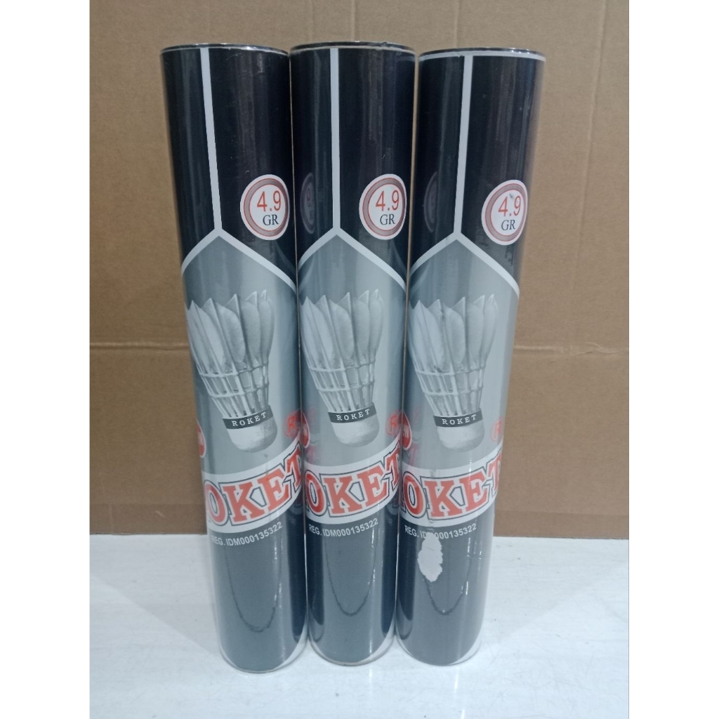  SHUTTLECOCK ROKET HITAM ORIGINAL