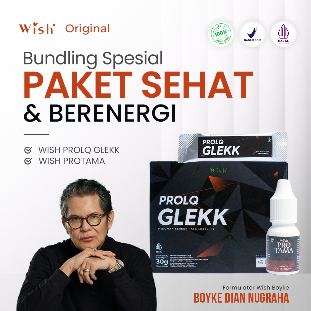 Wish Paket Protama ProLQ Glekk Dr Boyke BPOM HALAL