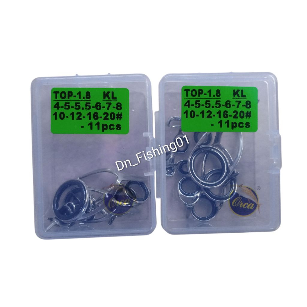Ring Oseg joran/Kolong joran ORCA Set isi 11pcs