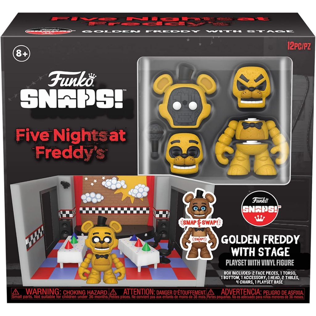 Funko Snaps: Five Nights at Freddy's - Golden Freddy, Playset