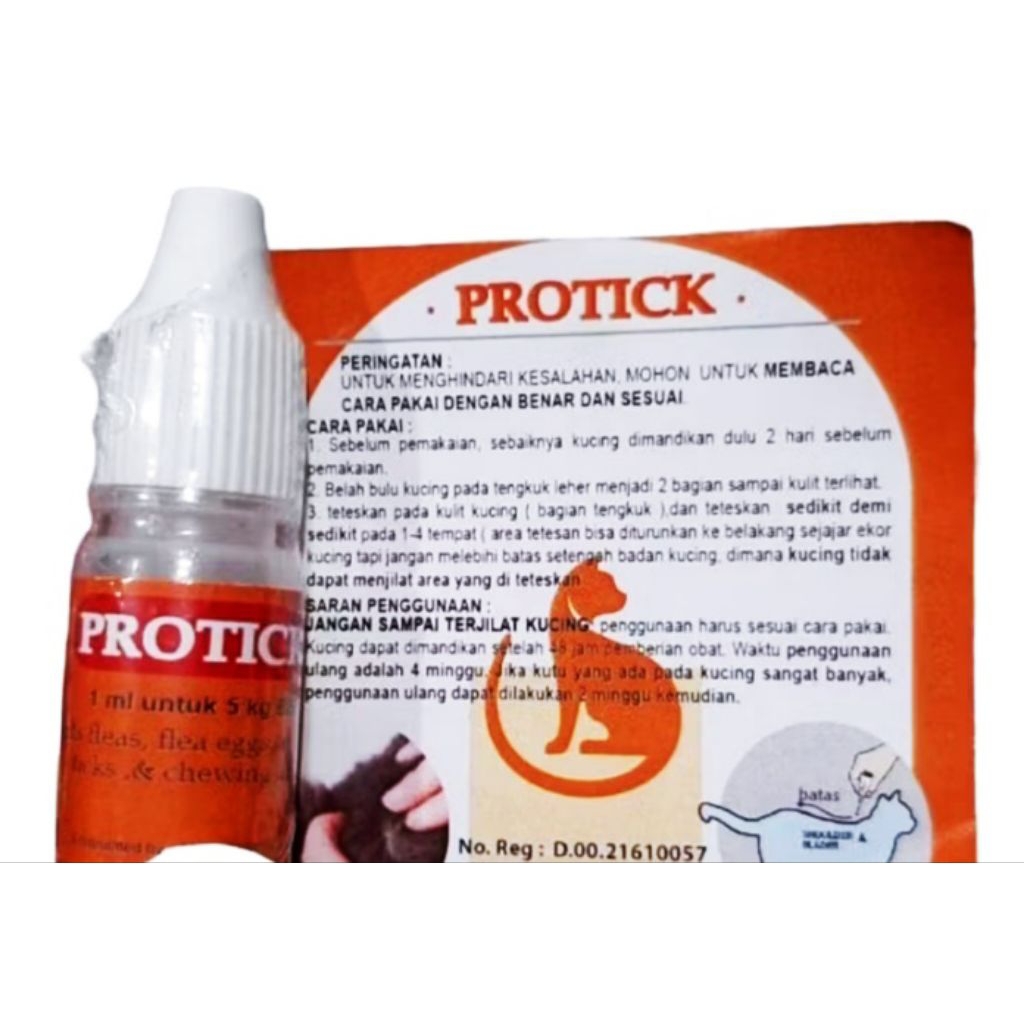 PROTICK OBAT KUTU KUCING & ANJING AMPUH