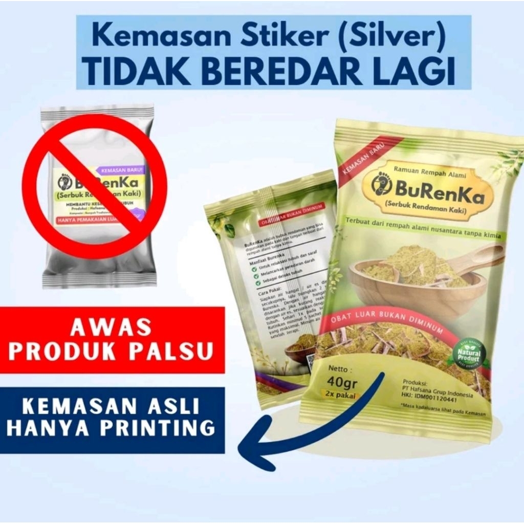 Burenka Serbuk Rendman Kaki