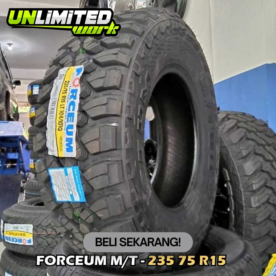 Ban Mobil Jimny Katana Feroza Escudo Katana Hilux Rangga Forceum M/T 235 75 R15 Ban Offroad Ring 15