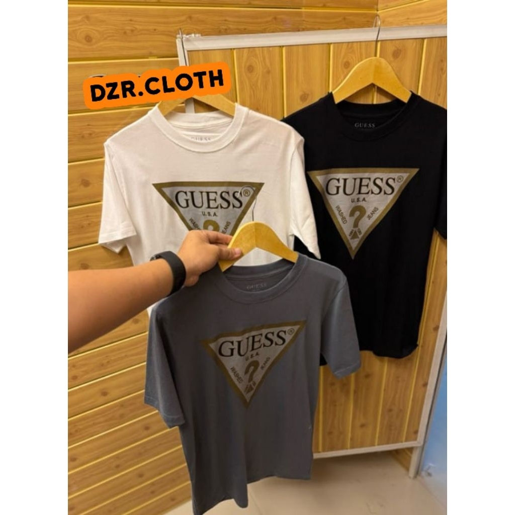 Baju Kaos Pria Wanita Guess Premium Tshirt