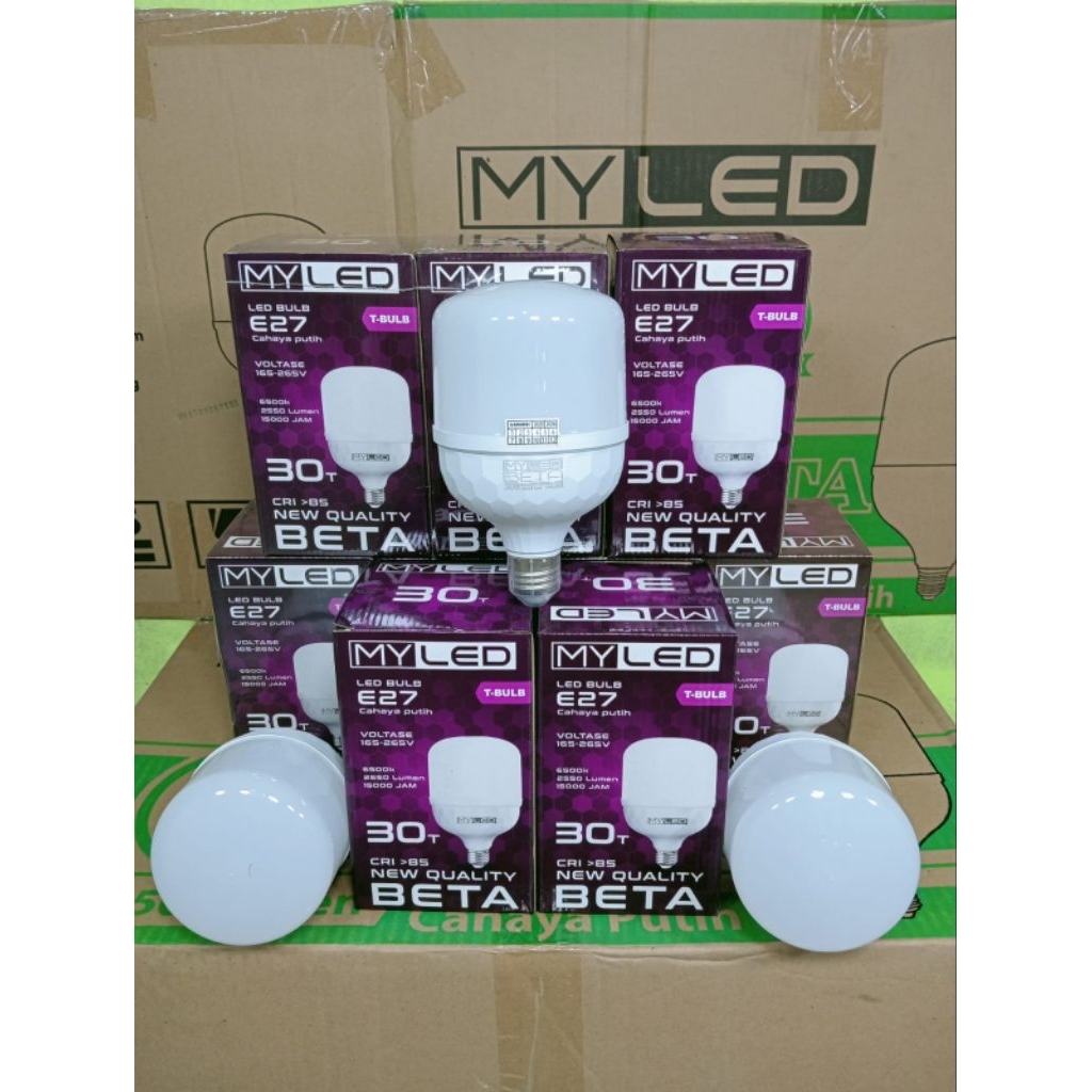 lampu LED capsule myled beta/bolham myled beta 30w lampu LED cahaya putih