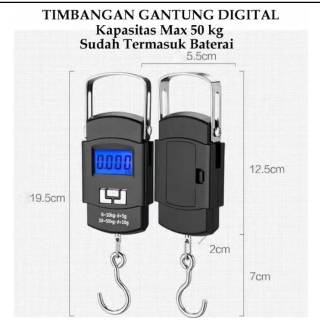Timbangan digital 50 kg