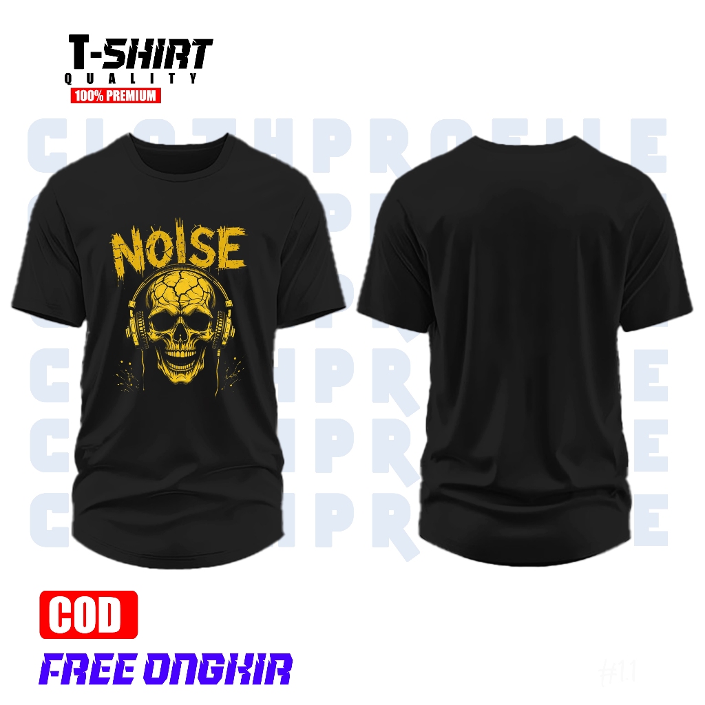 Kaos Music Noise katun combed 24s premium