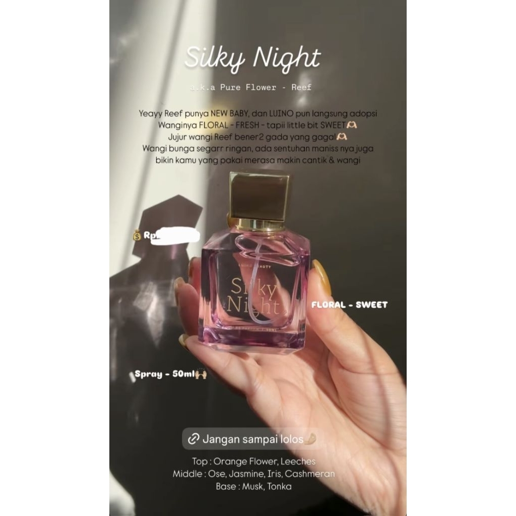 Parfum silky night by luino