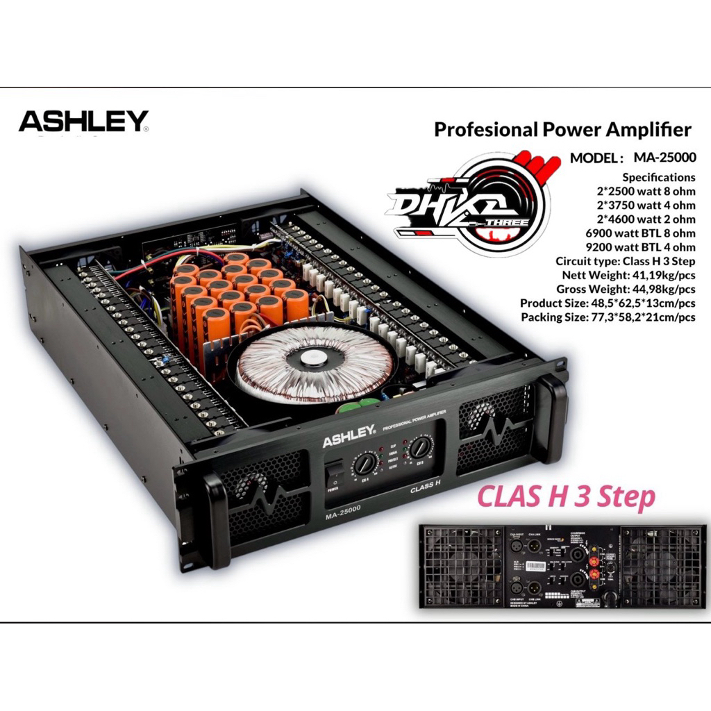 POWER ASHLEY MA 25000 CLASS H3 STEP BARU / Power Ashley MA 25000 clas H3 step baru / Power Ashley Ma