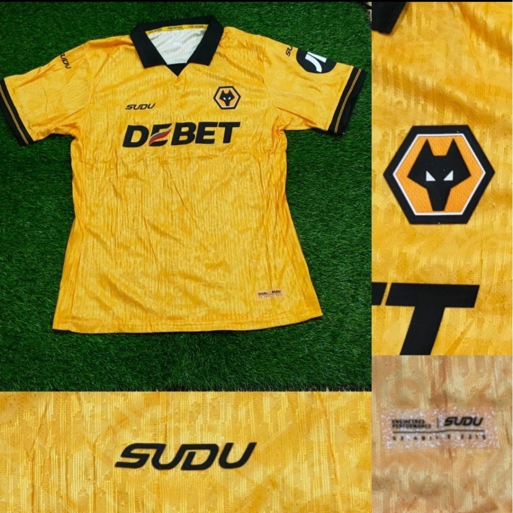 Jersey Kaos Baju Sepak Bola Wolves Wolverhampton Wonderes Home Away 3rd Third Climachill Player Issu