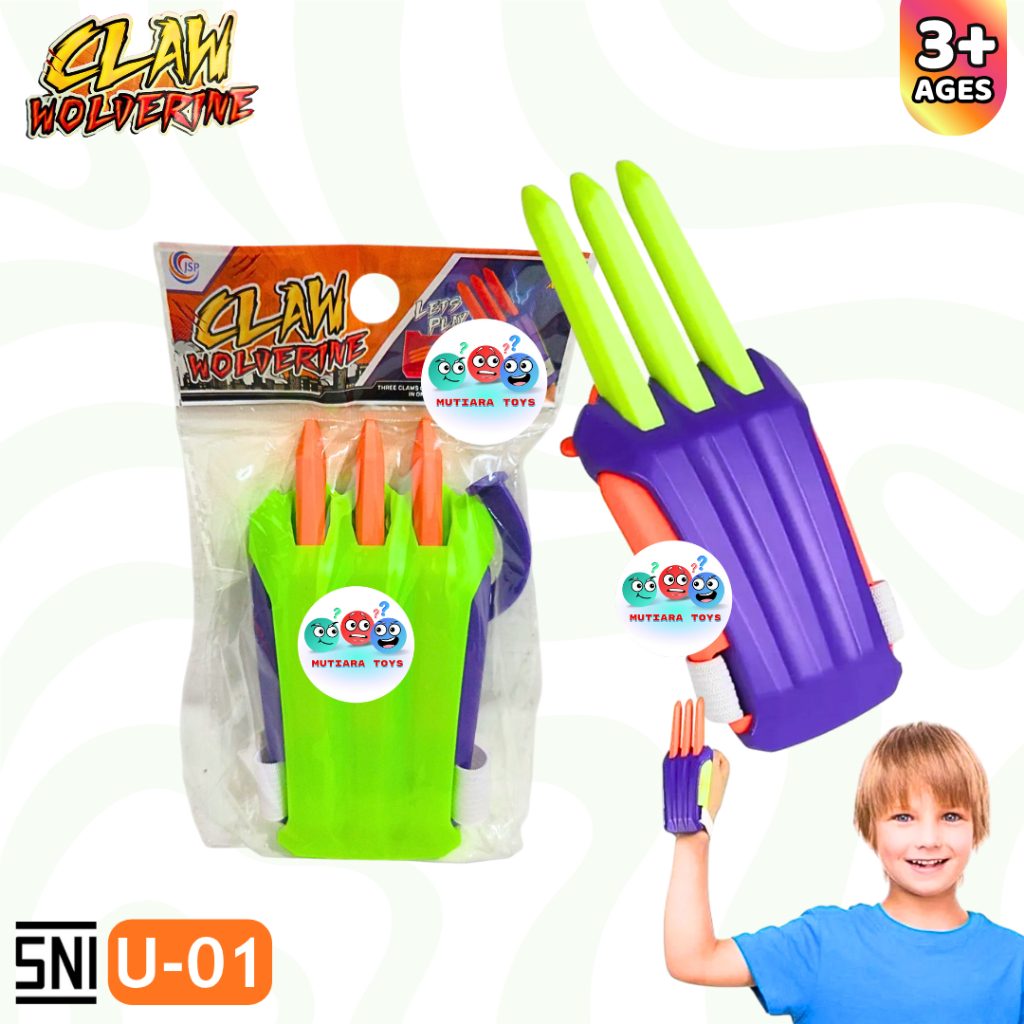 MM Mainan Anak Cakar Claw Wolverine Carrot Claw JSP U-01
