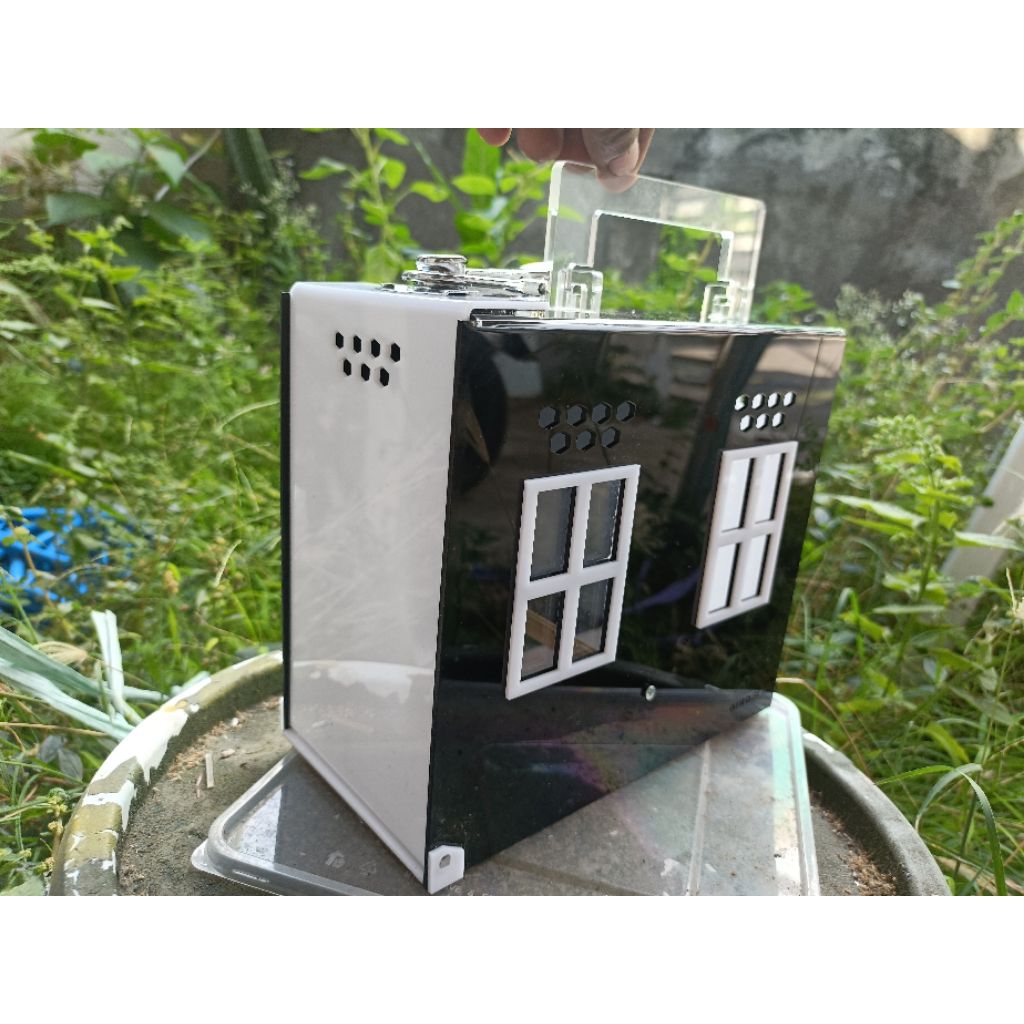 box bird traveling, kotak burung akrilik, box freefly