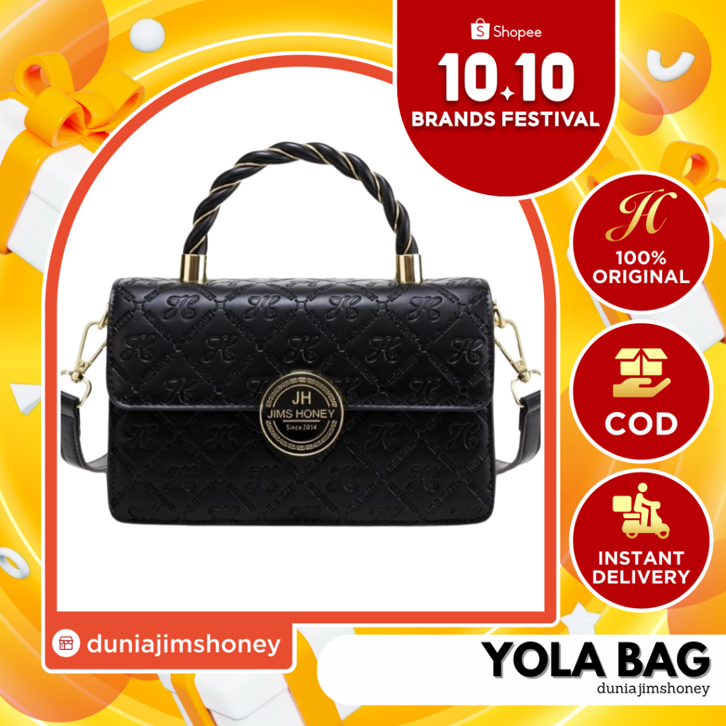 Jims Honey YOLA BAG Tas Selempang Kecil Pesta Clutch Wanita Elegan Jimshoney JH Murah
