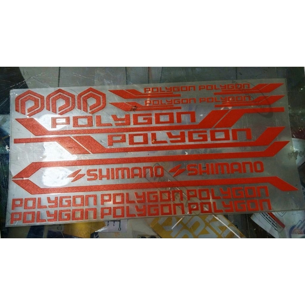 Striping sepeda UV Federal,Polygon,Specialized,