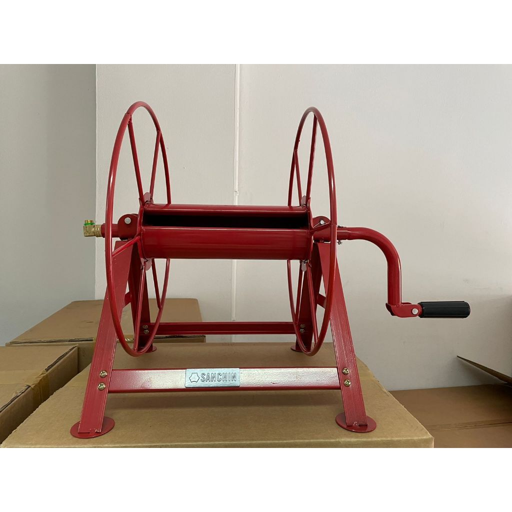 HOSE WINCH SANCHIN – ALAT GULUNGAN SELANG MESIN AIR SANCHIN 50 METER