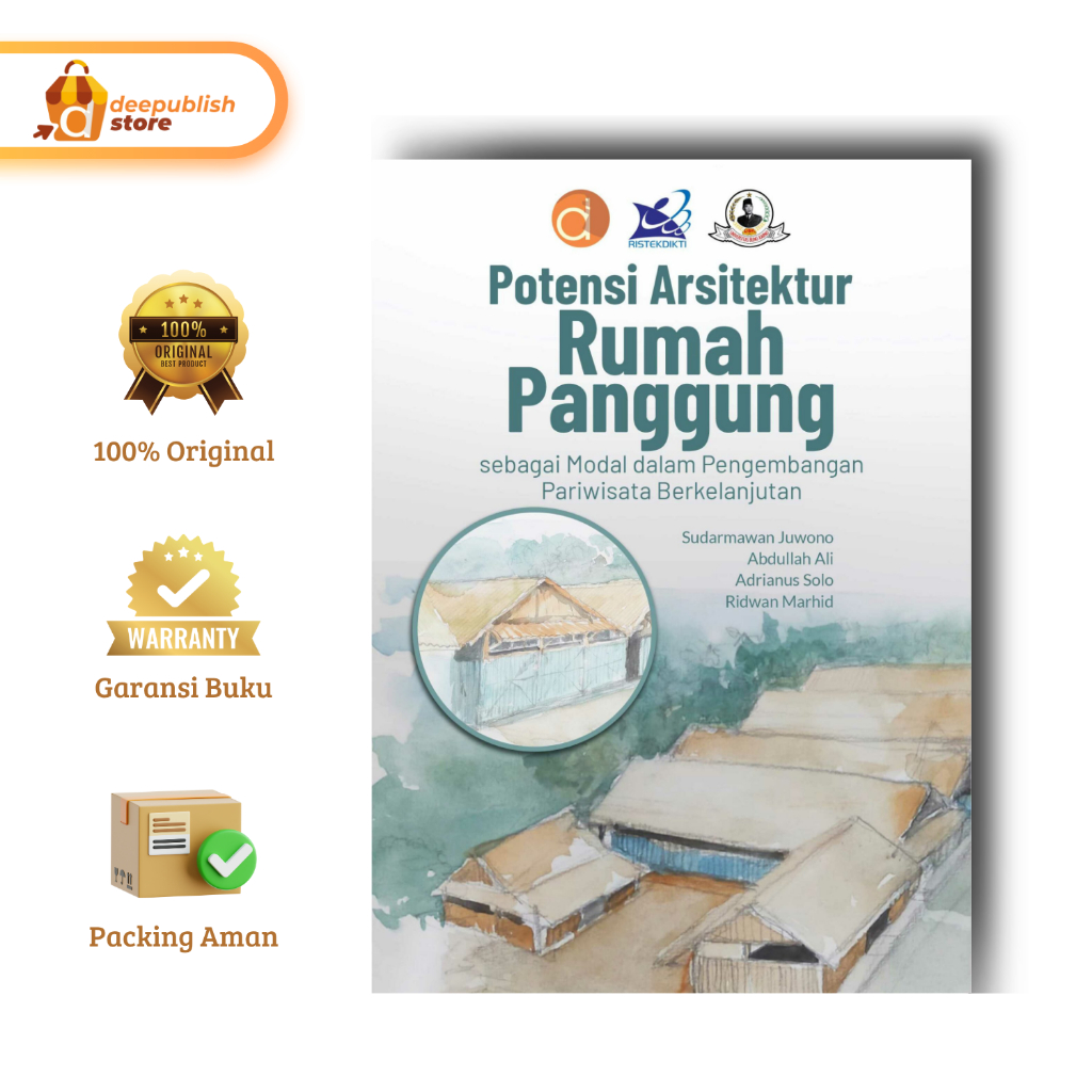 Deepublish | Buku Potensi Arsitektur Rumah Panggung | Buku Arsitektur | Original