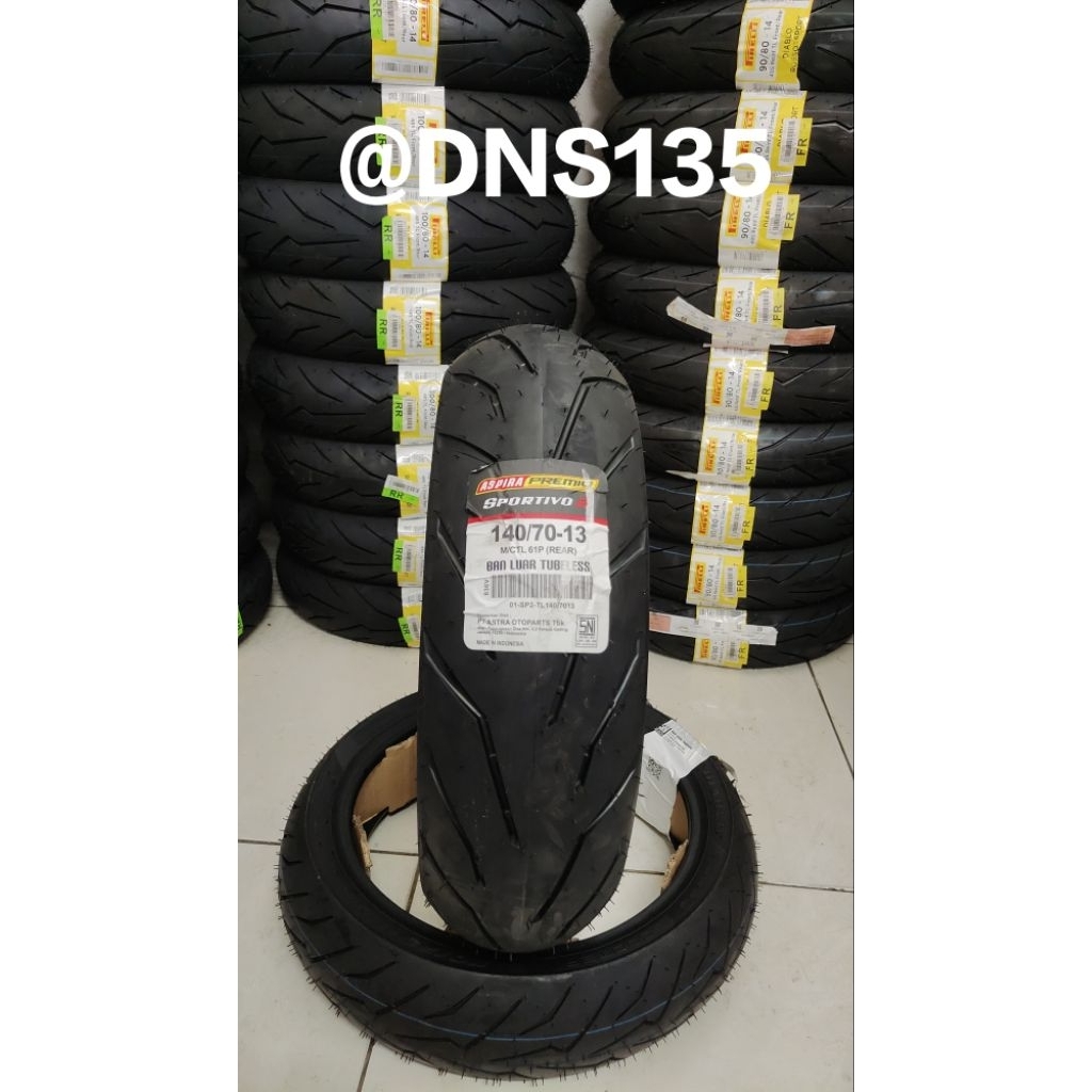 BAN ASPIRA SPORTIVO 2 UKURAN 140/70-13