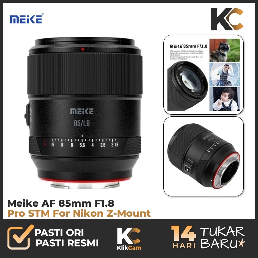 Meike AF 85mm f1.8 Pro STM for Nikon Z Mount Fullframe Lens Meike 85 mm f/1.8 Pro Garansi Resmi