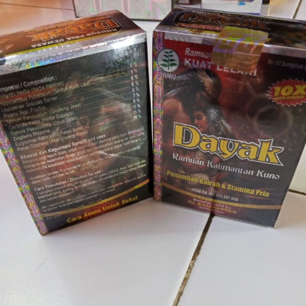 ramuan Kalimantan kuno Dayak serbuk original 100%