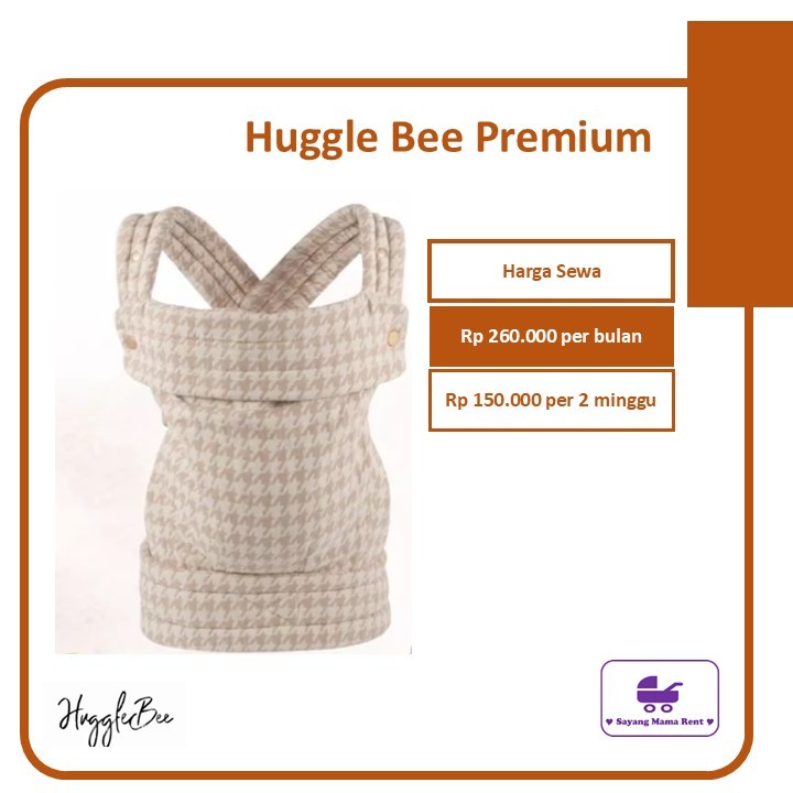 SEWA GENDONGAN HUGGLEBEE PREMIUM GENDONGAN BAYI SSC M SHAPE