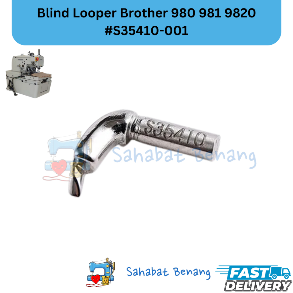 Blind Looper Mesin Jahit Industri Brother 980 981 9820 #S35410-001 – Looper Mesin Lubang Kancing
