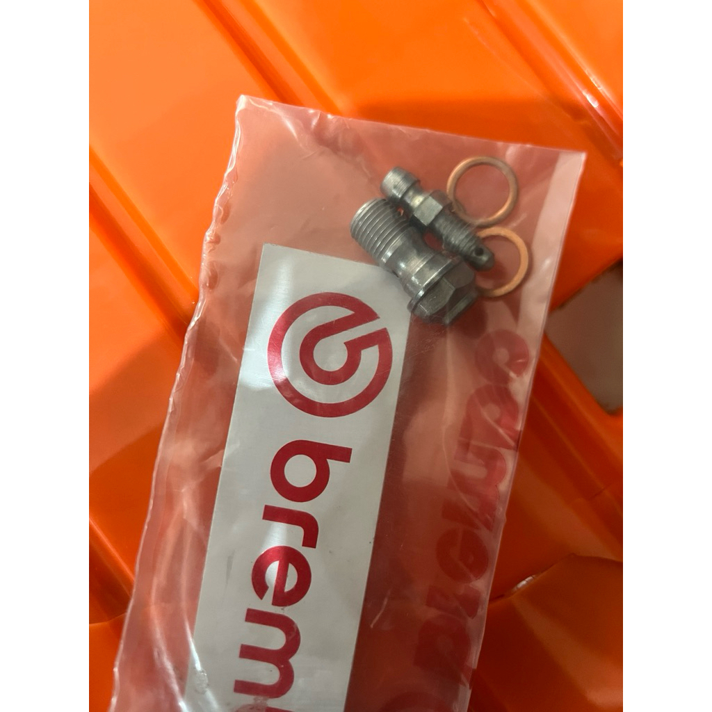 Baut banjo bleeding M10 x 1,00 drat HALUS Brembo Accessories Kit ORI ITALY untuk brembo m432 gp4rx 1