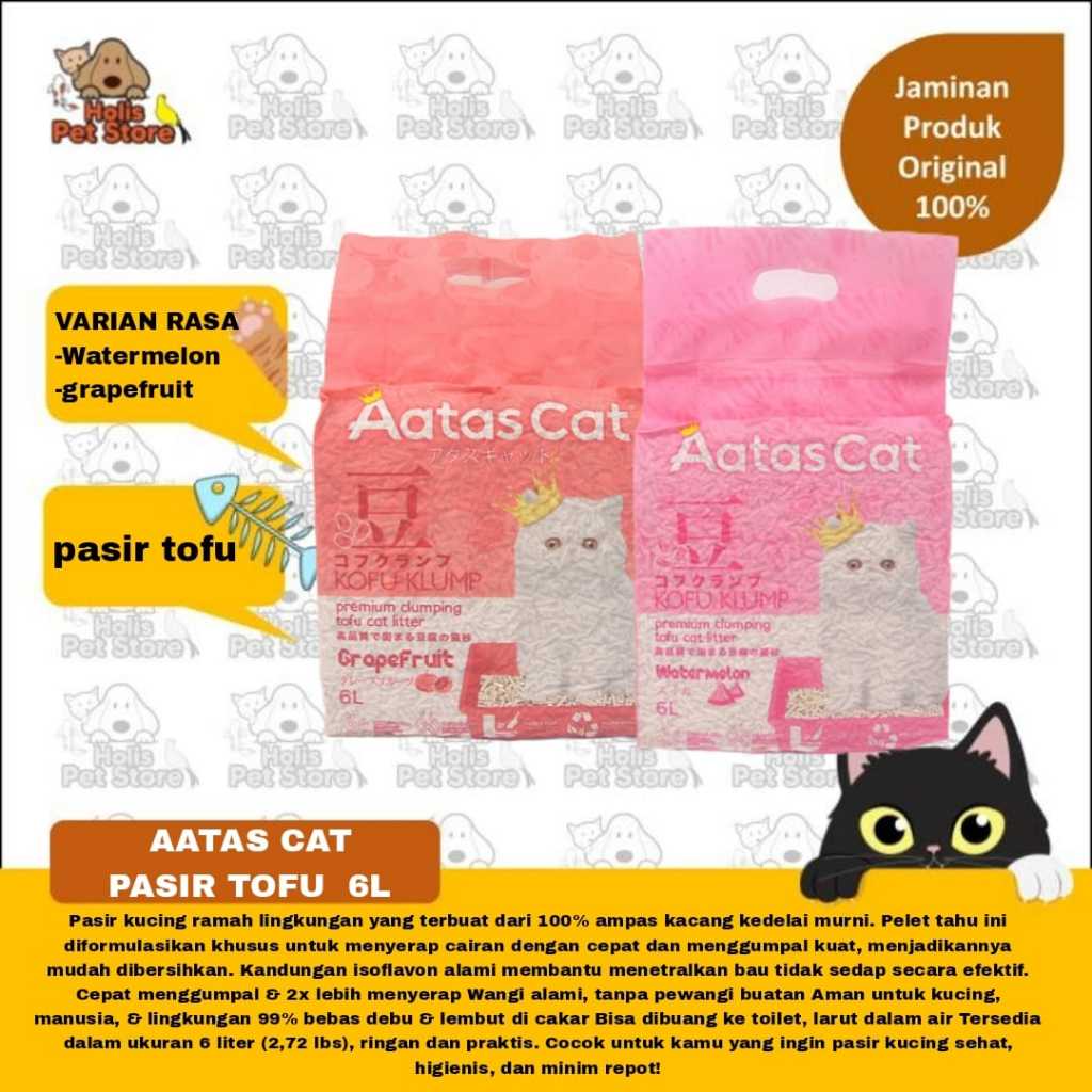 PASIR TOFU AATAS CAT 6L - pasir tofu cat