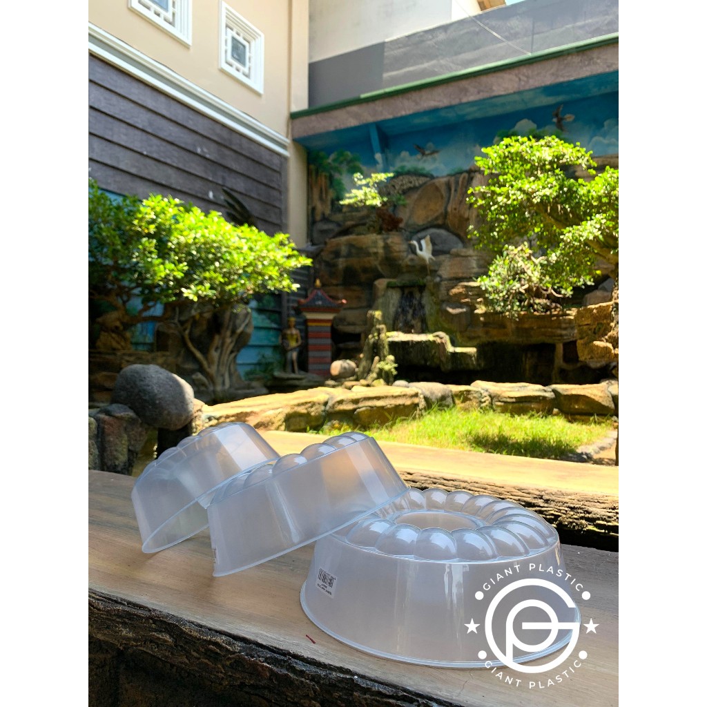 Cetakan Puding  Plastik Food Grade 20cm  cetakan puding 3 ukuran
