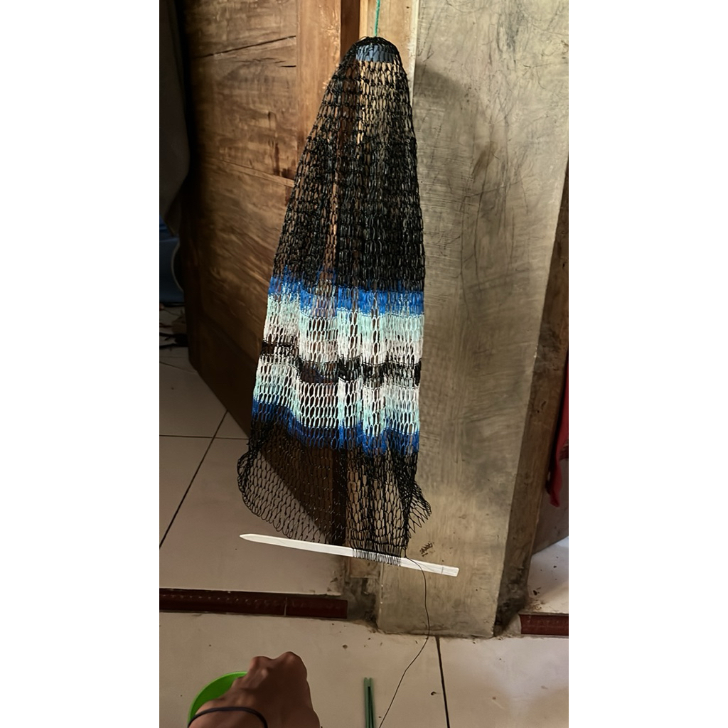 kepis rajut bahan senar size XL (60cm)