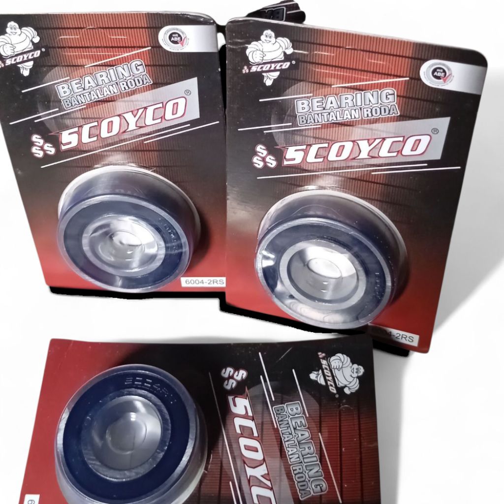Bearing Laher Klaher 6004-2RS SCOYCO / Laher Roda Belakang Motor Yamaha Jupiter MX Vega Vixion F1ZR 