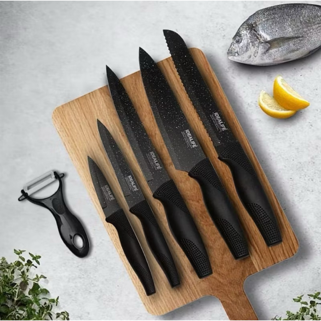 Pisau set idealife knife set